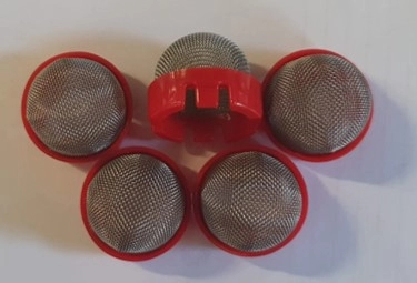 Piese masini de tencuit - Filtru mediu 50 Wagner rosu (set 5 buc)