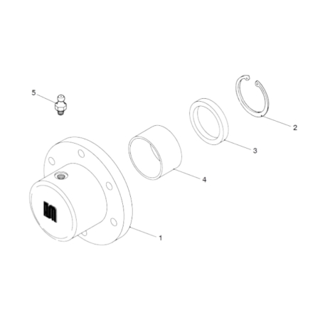 Flansa Suport - Carcasa Arbore Spate Putzmeister [1]