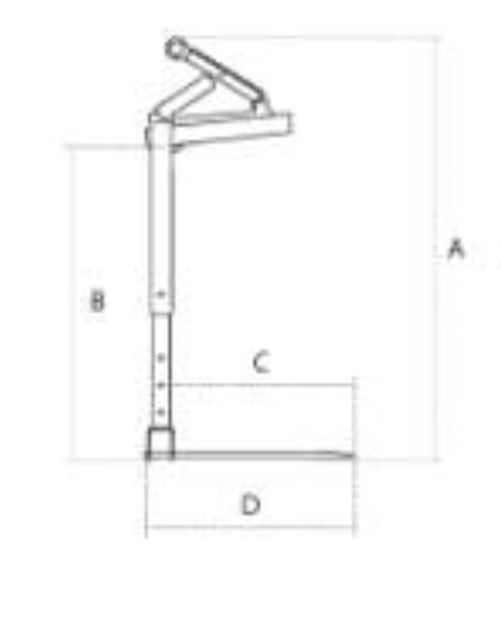 Furca pentru macara inaltime variabila, reglare automata a centrului de greutate UNIMEC FG19M20R [1]