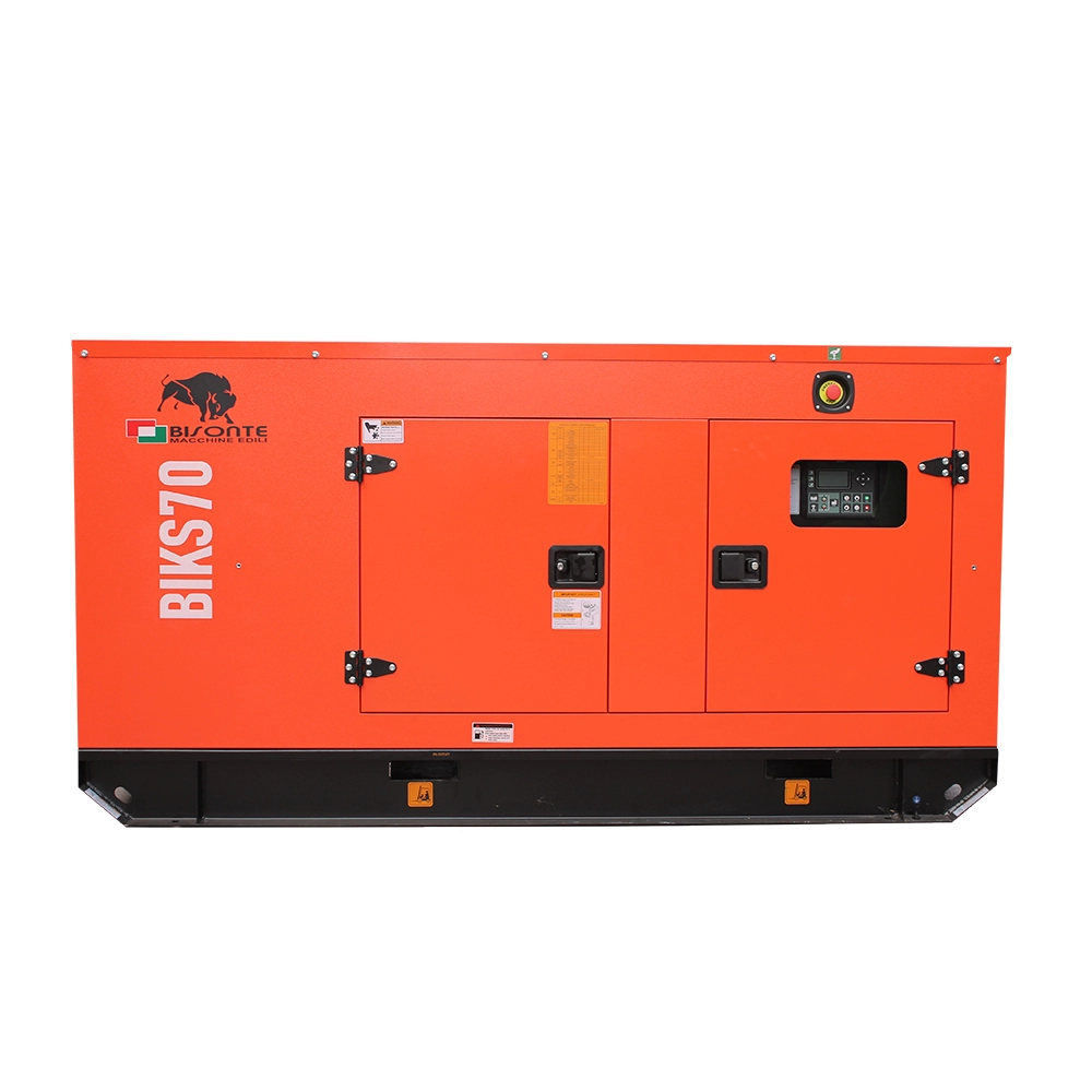Generatoare de curent insonorizate <100kw - Generator de curent Bisonte BIKS70, insonorizat, Pmax=69kVA 400V ATS inclus