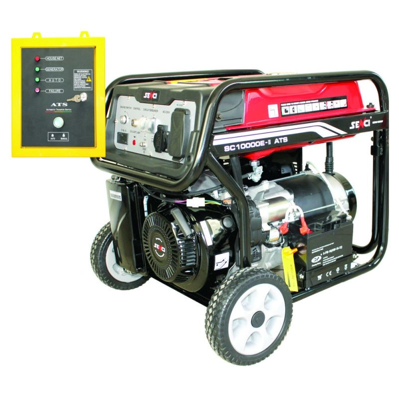 Generatoare de curent open 230-380v - Generator de curent SENCI SC10000E-ATS TOP putere maxima 8,5 KW 230V pornire electrica ATS inclus