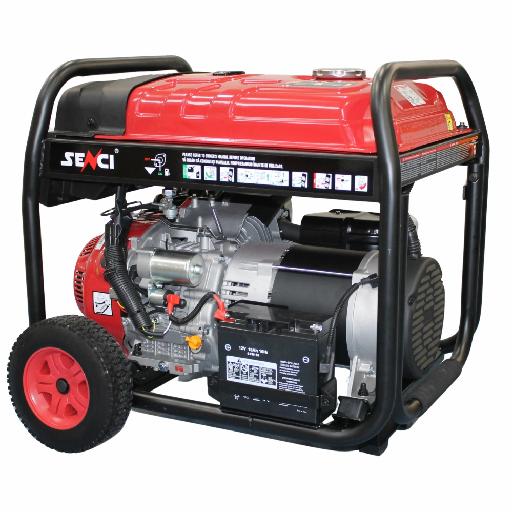Generator de curent SENCI SC12000TEQ EVO P.max=9.5kW 230V/400V, roti si manere incluse [3]
