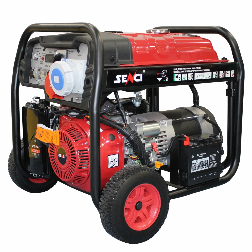 Generator de curent SENCI SC12000TEQ EVO P.max=9.5kW 230V/400V, roti si manere incluse [2]