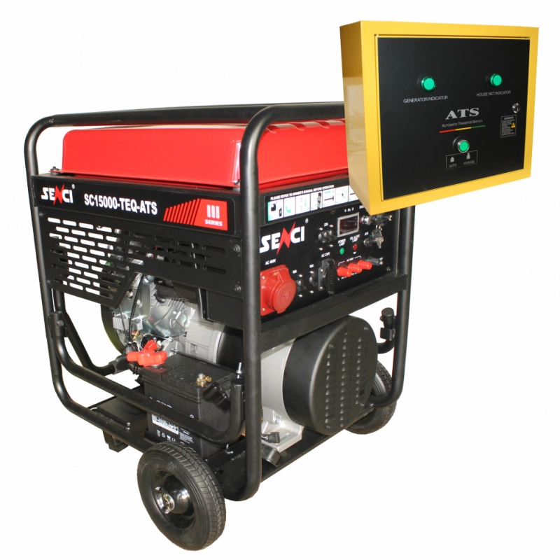 Generator de curent SENCI SC15000TE EVO-ATS putere maxima 13 kW/400V 4 KW/230V ATS inclus DE [1]
