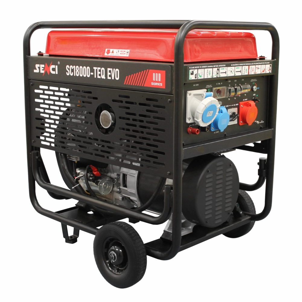 Generatoare de curent open 230-380v - Generator de curent SENCI SC18000TEQ EVO putere maxima 17.0 kW 230V/400V pornire electrica