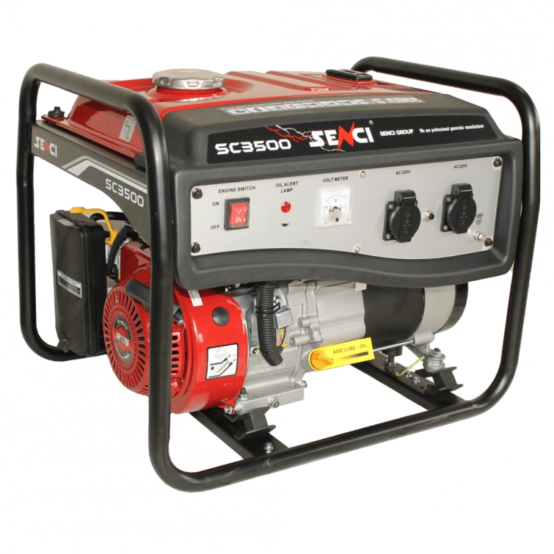 Generatoare de curent open 230-380v - Generator de curent SENCI SC3500E-LITE putere maxima 3.0 kW 230V pornire electrica