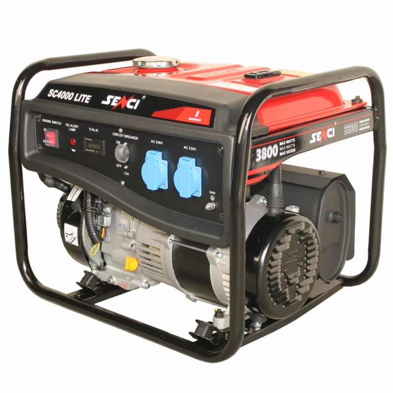 Generatoare de curent open 230-380v - Generator de curent SENCI SC4000 LITE putere maxima 3,8 kW 230V