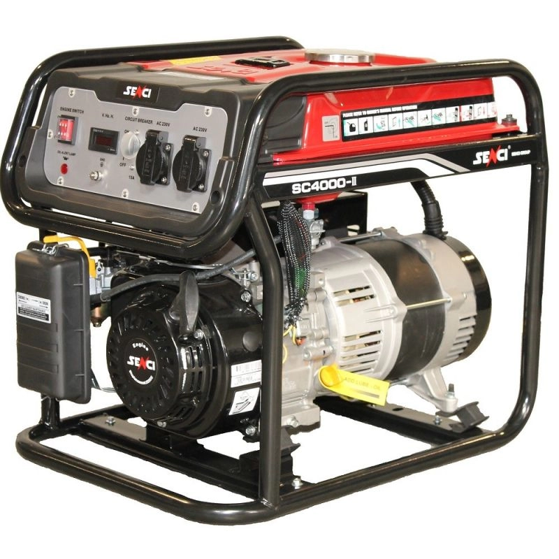 Generatoare de curent open 230-380v - Generator de curent SENCI SC4000 TOP putere maxima 3,8 kW 230V