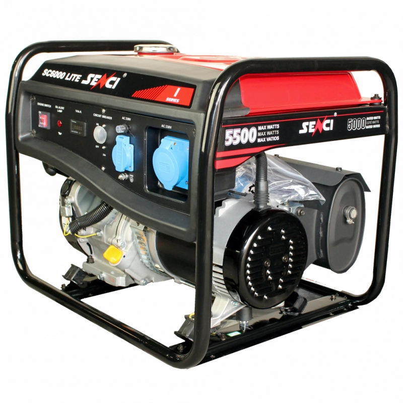 Generatoare de curent open 230-380v - Generator de curent SENCI SC6000 LITE putere maxima 5,5 kW 230V