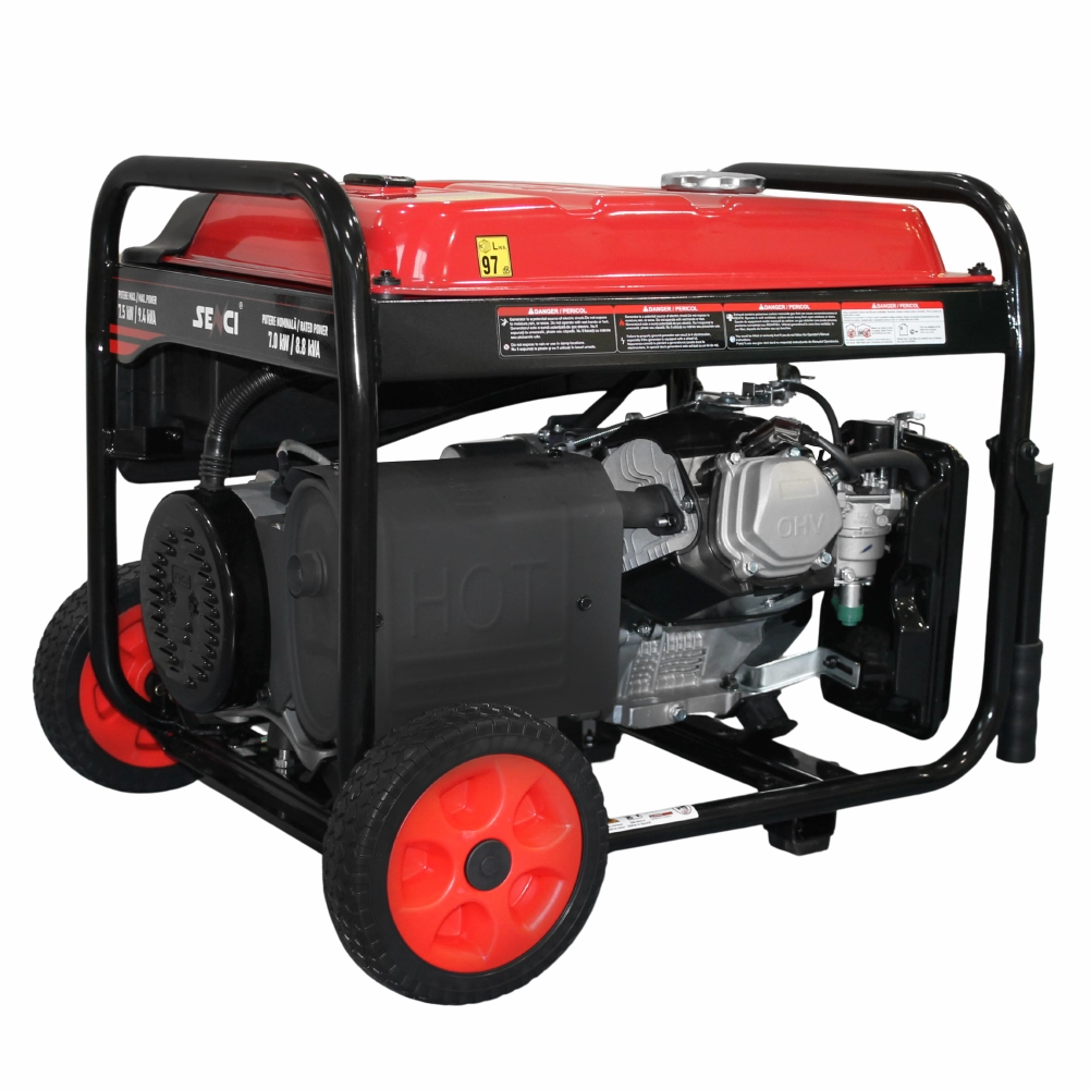 Generator de curent SENCI SC9000TEQ LITE P.max7.5kW 230V/400V, roti si manere incluse [3]