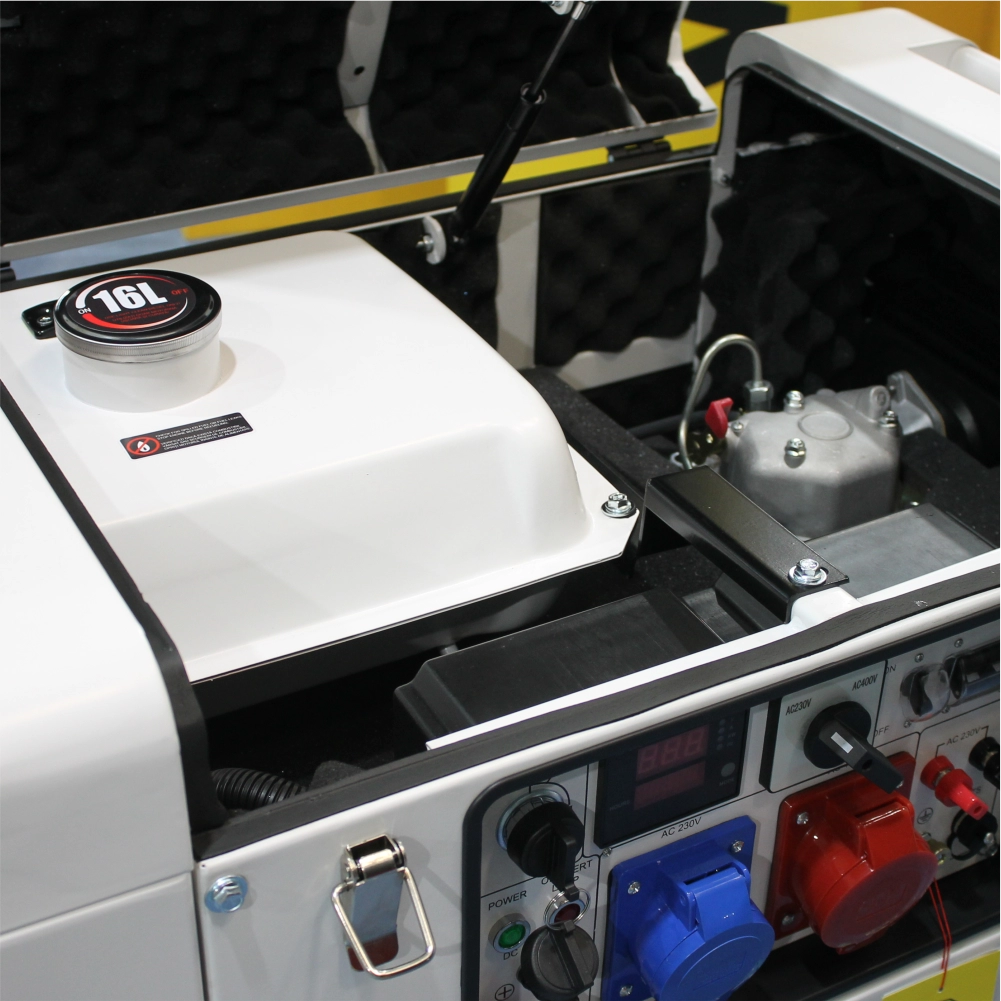 Generator insonorizat diesel SENCI SCDG-10000SE TEQ Pmax 9.4kVA 230V/400V pregatire ATS inclusa [7]