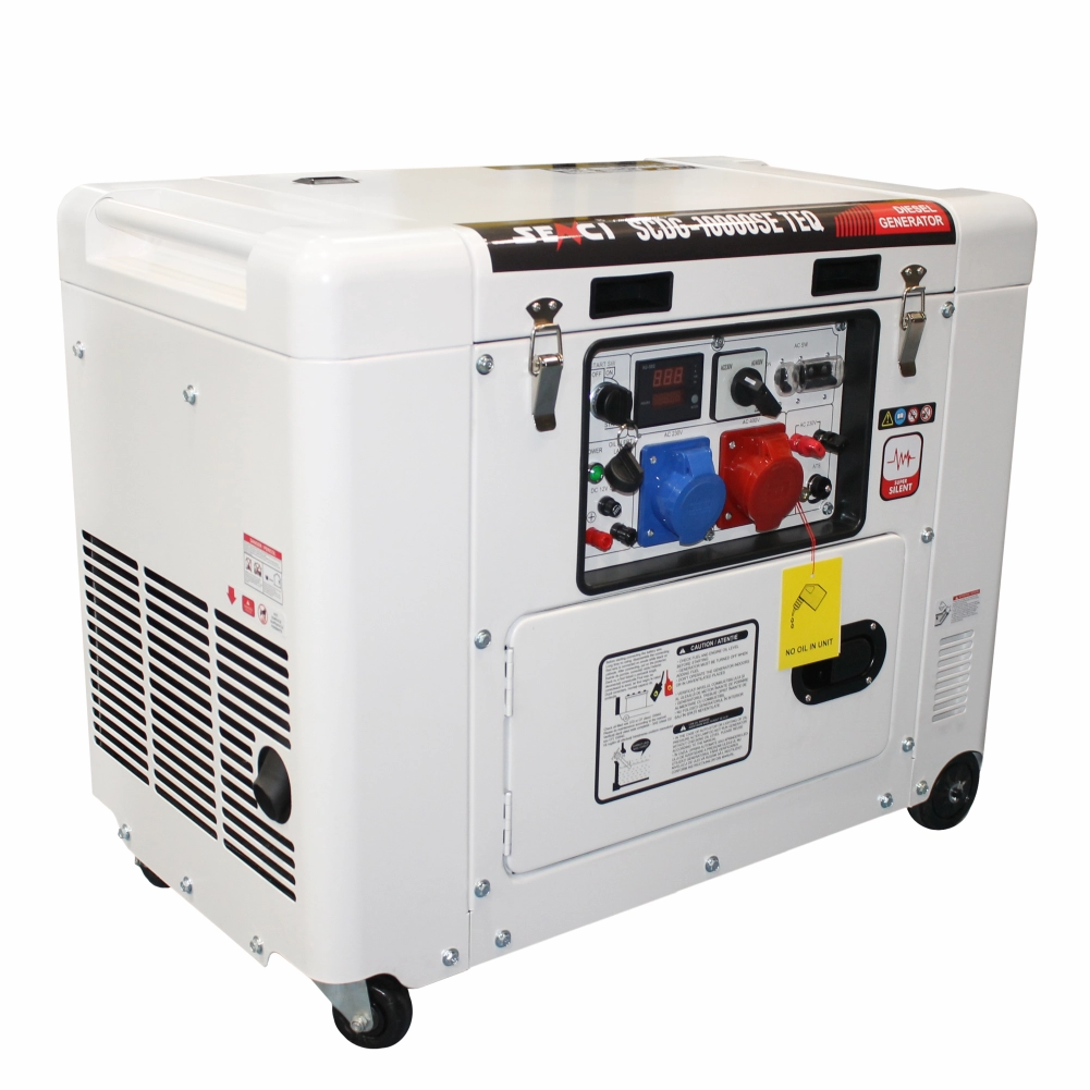 Generator insonorizat diesel SENCI SCDG-10000SE TEQ Pmax 9.4kVA 230V/400V pregatire ATS inclusa [5]