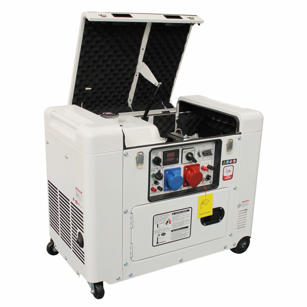 Generator insonorizat diesel SENCI SCDG-10000SE TEQ Pmax 9.4kVA 230V/400V pregatire ATS inclusa [4]