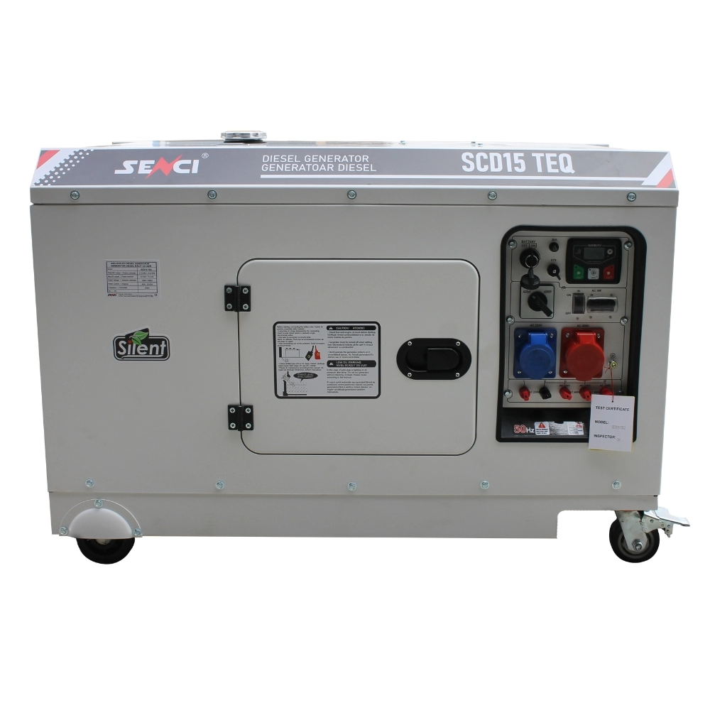 Generator insonorizat Senci SCD15 TEQ putere max 15kVA 230V/400V, Diesel, fara ATS [4]