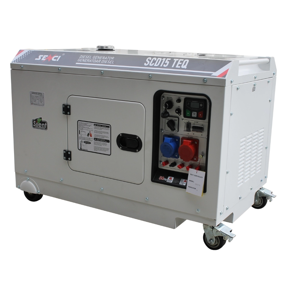 Generator insonorizat Senci SCD15 TEQ putere max 15kVA 230V/400V, Diesel, fara ATS [1]
