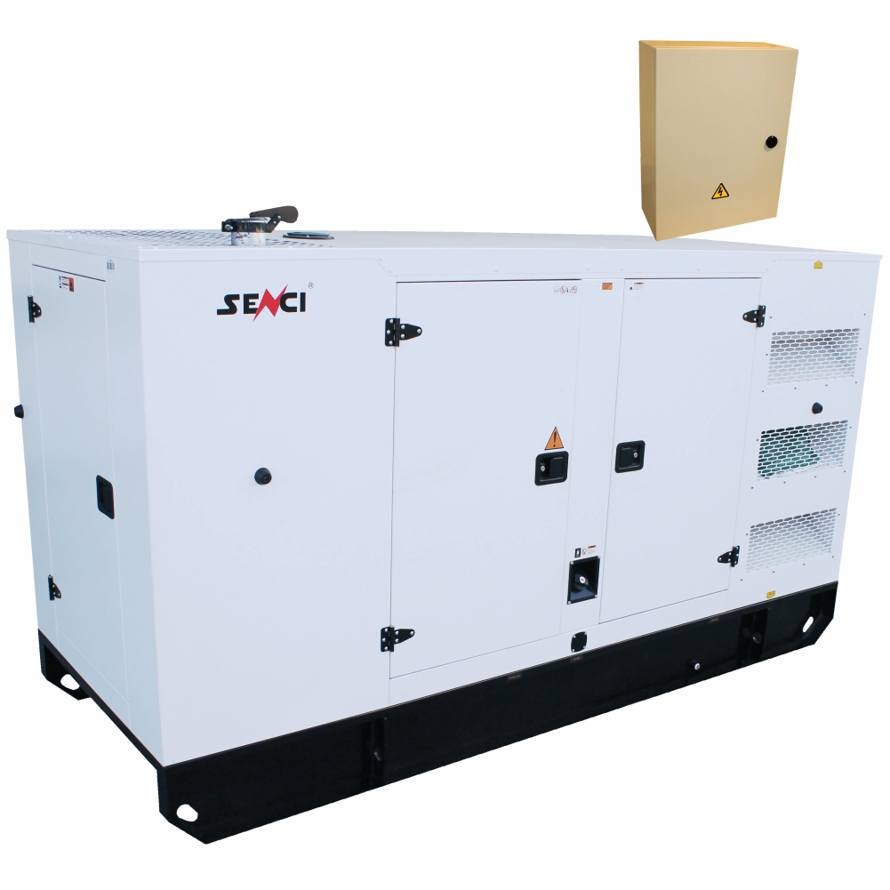  100kw - Generator insonorizat SENCI SCDE187i-YCS putere maxima 187 kVA 400V ATS inclus