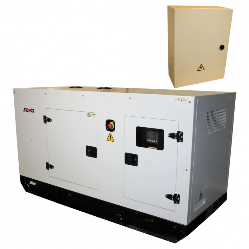 Generatoare de curent insonorizate <100kw - Generator insonorizat SENCI SCDE55i-YS putere maxima 55 kVA 400V ATS inclus