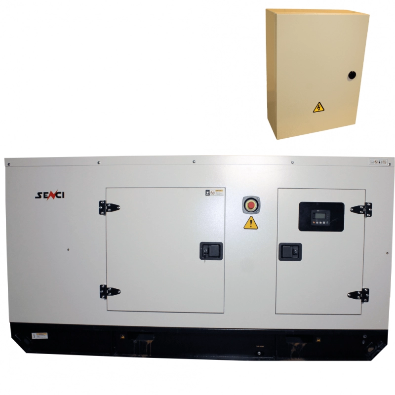 Generatoare de curent insonorizate <100kw - Generator insonorizat SENCI SCDE72i-YS putere maxima 71.5 kVA 400V ATS inclus
