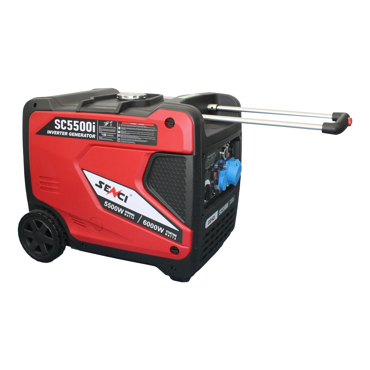 Generator inverter SENCI SC5500iE putere maxima 6.0 kW 230V pornire electrica insonorizat [2]