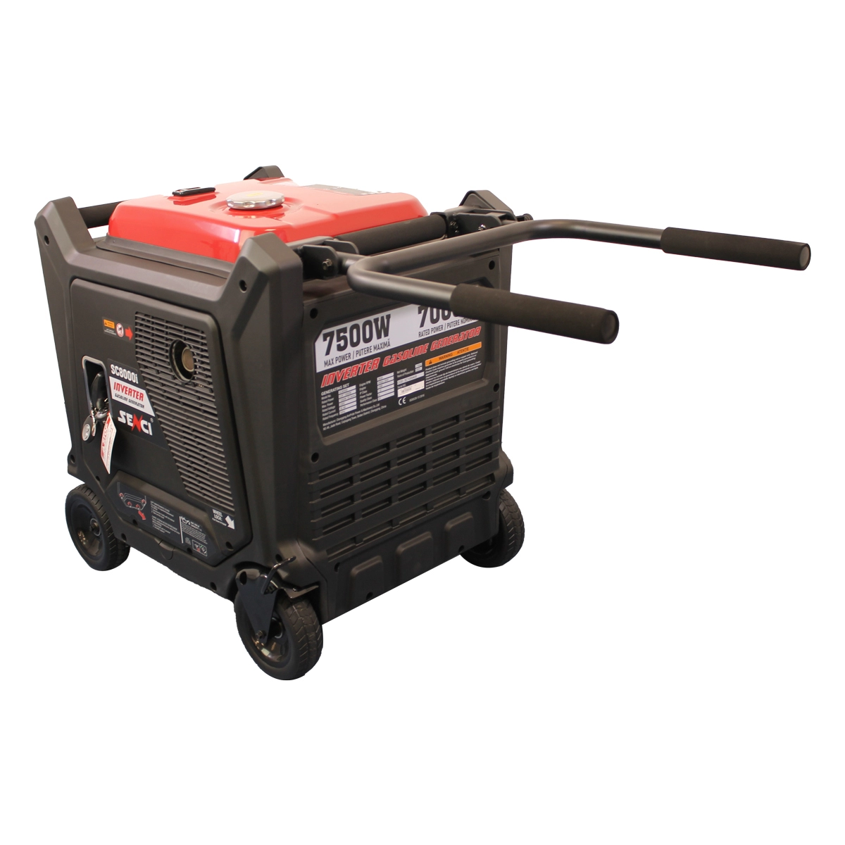 Generator inverter SENCI SC8000iE putere maxima 7.5 kW 230V pornire electrica insonorizat [2]