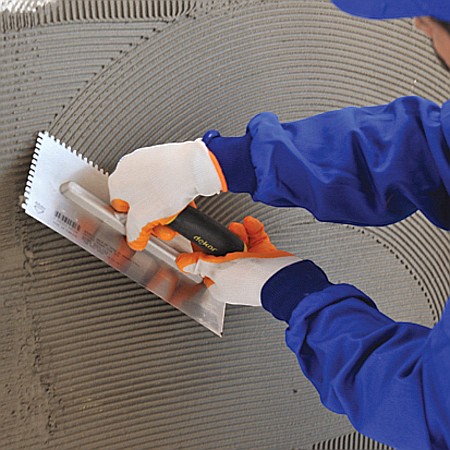 Gletiera cu Dinti DEKOR - Maner Aluminiu - 12x12 - 30 cm [2]