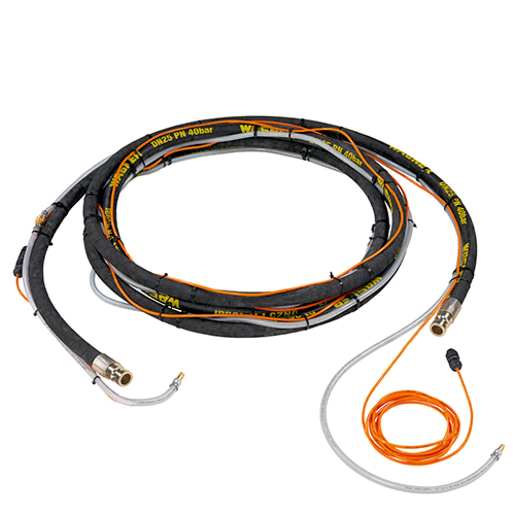Piese masini de tencuit - Kit furtunuri Wagner material DN25 + aer + comanda 10 m