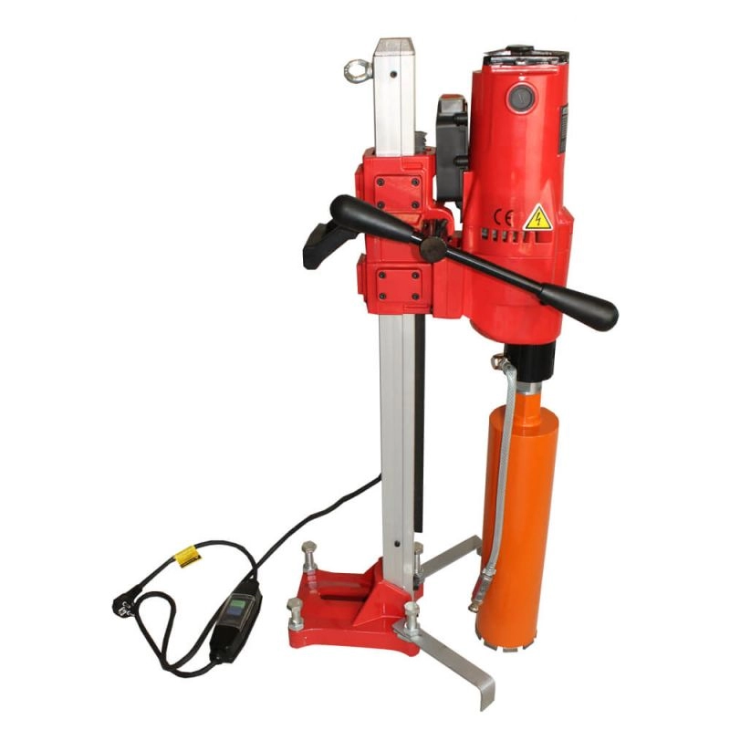 Masina de carotat BISONTE EC1500 230V 1500 W Ø maxim pentru carotare beton 80 mm, suport inclus [2]