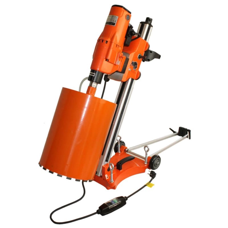 Masini de carotat - Masina de carotat BISONTE EC2800 230V 2800 W Ø maxim pentru carotare beton 255 mm, suport inclus