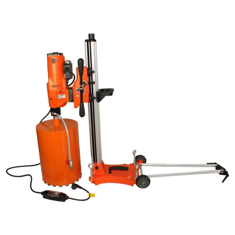 Masina de carotat BISONTE EC3000 230V 2800 W, Ø maxim pentru carotare beton 300 mm, suport inclus [2]
