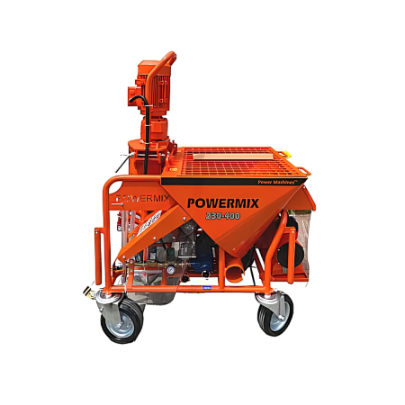 Masina de tencuit profesionala POWERMIX duo 230-380V monofazica sau trifazica
