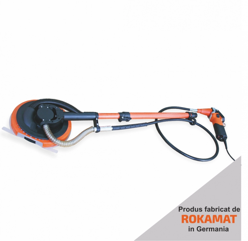 Slefuitoare de pereti si tavane - Masina telescopica Rokamat HERON pentru finisaje uscate 230V 1.5 KW