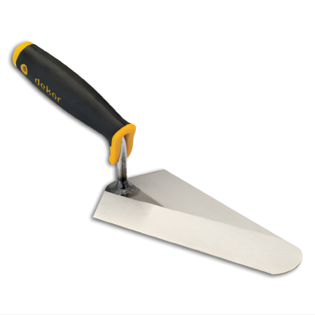 Gletiere, spacluri si mistri - Mistrie Cap Semirotund DEKOR - Maner Cauciuc - 16 cm