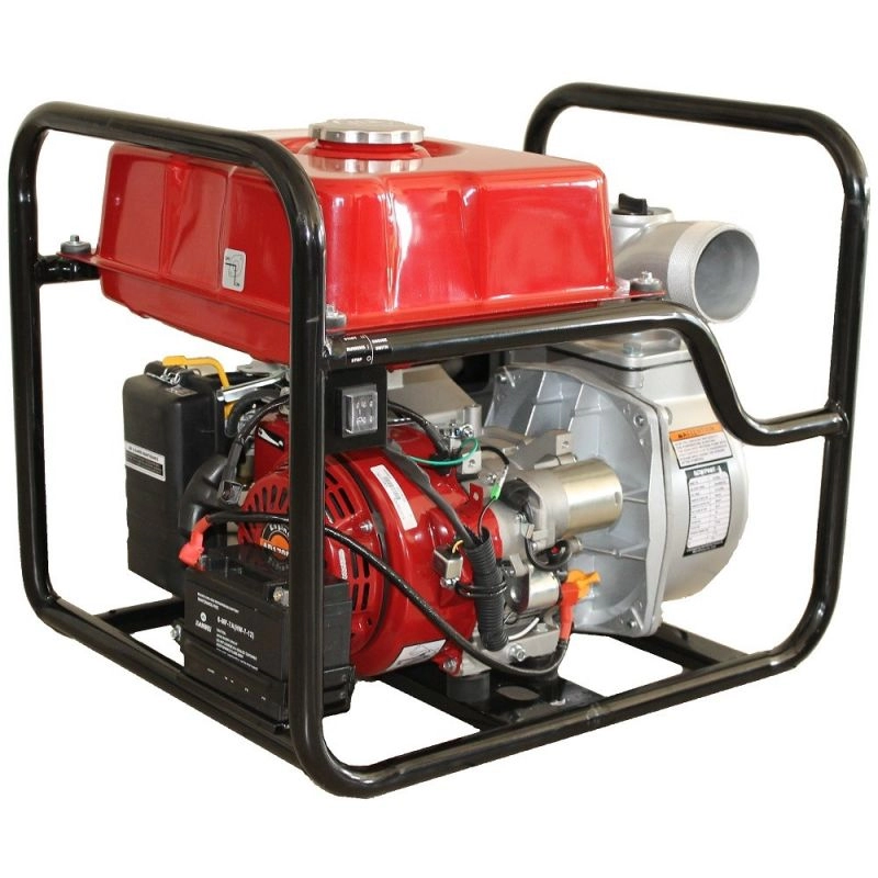 Motopompe de apa - Motopompa ape curate SENCI SCWP-80E-2 diametru 3″ debit 57 mc/h pornire electrica