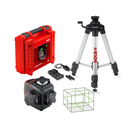 Nivela Laser cu Linii SOLA PLANO 3D GREEN + Trepied Nivela Laser SOLA FST [0]
