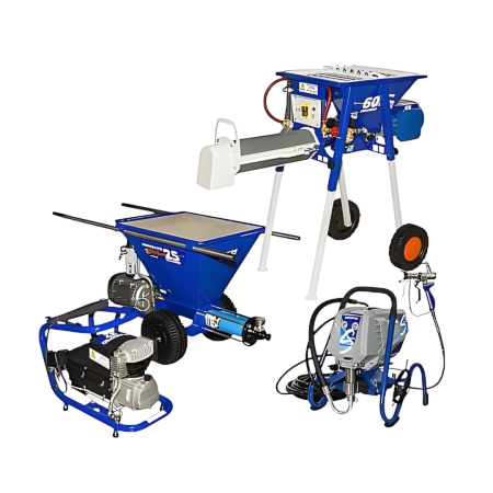 Produse - Pachet EUROMAIR utilaje de aplicare tencuiala glet adeziv decorativa zugravit AIRLESS