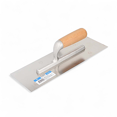 Gletiere, spacluri si mistri - Gletiera Inox DEKOR - Maner Lemn - 35 cm