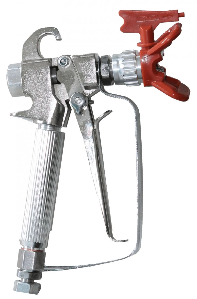 Piese masini de tencuit - Pistol airless Bisonte PAZ-270 cu filtru 100 galben si duza 517 inclusa presiune maxima 270 bar
