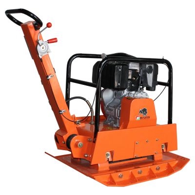 Placi de compactat - Placa compactoare reversibila BISONTE PCR255L 255 kg motor Loncin G390F 13 cp