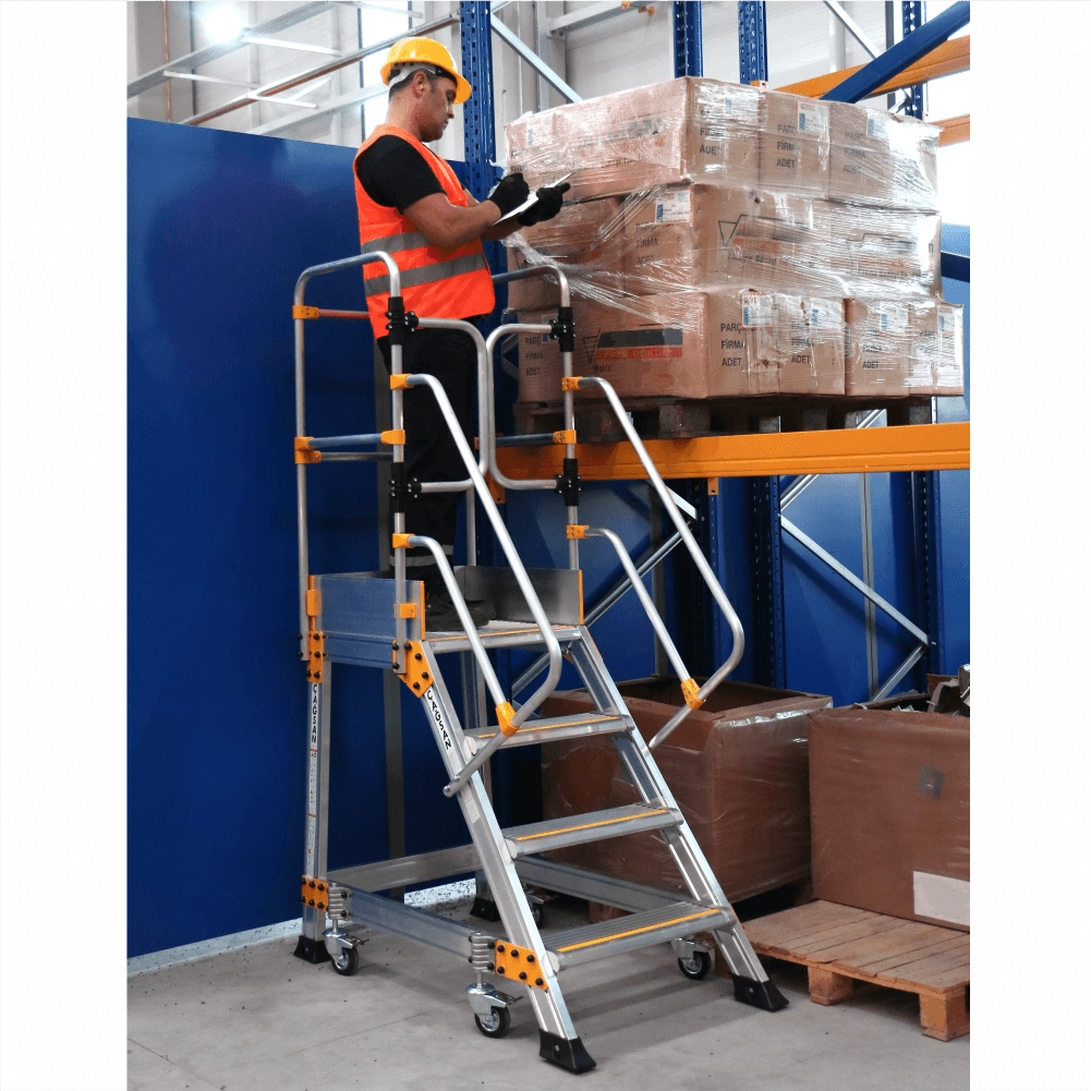 Platforma mobila profesionala EP4 din aluminiu, H lucru 3,05m [2]