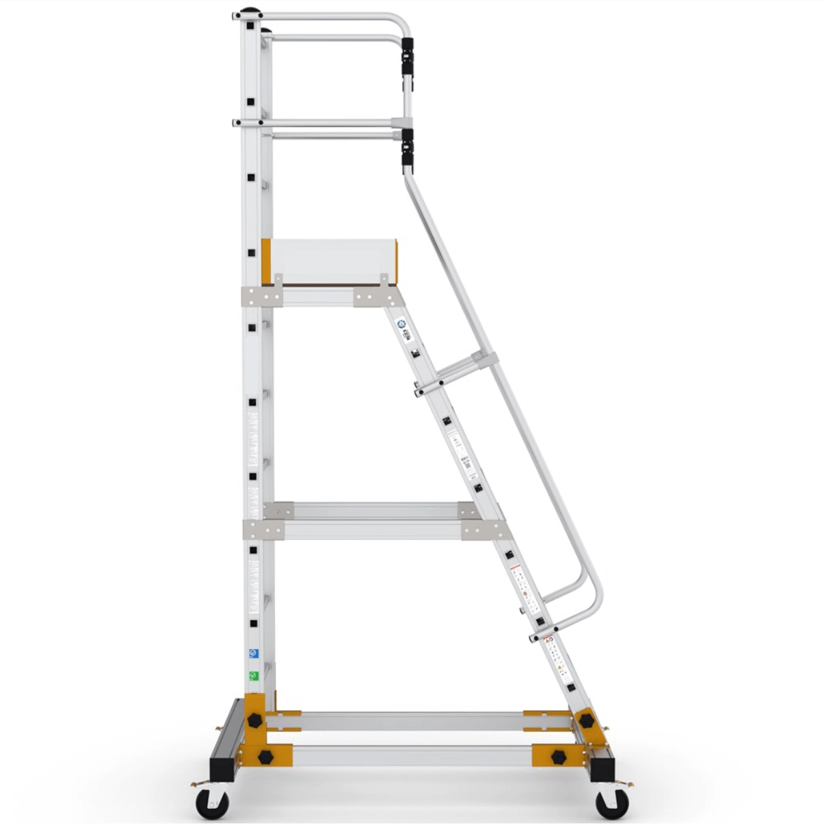 Platforma mobila profesionala RD38 din aluminiu, H lucru 3,8 m [8]