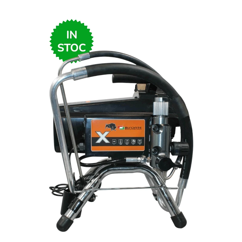 Sisteme de pompare - Pompa airless Bisonte PAZ20X SKID 230V debit 2.0 l/min - fara cuva de material