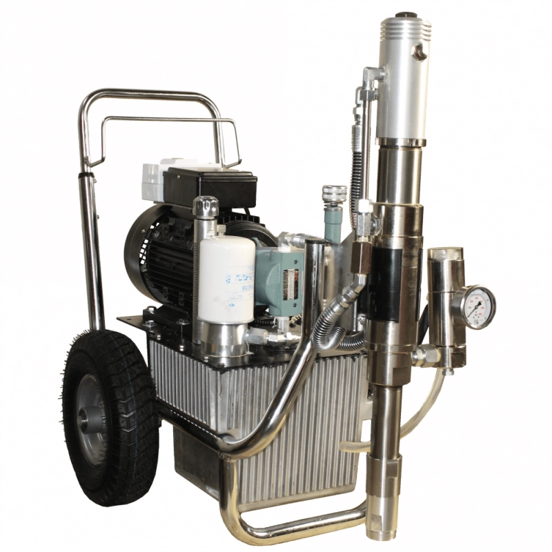 Pompe de vopsit - Pompa airless Bisonte PAZ9800E CART 230V debit 10 l/min