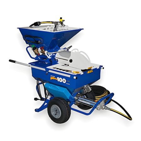Resigilate - Pompa de gletuit AIRLESS cu malaxor JETMIX 100 + MIXPRO 70
