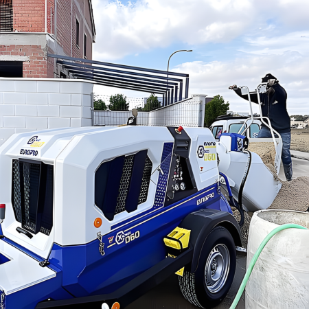 Pompa sapa mecanizata profesionala EUROMAIR X-Screed D60 [2]
