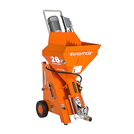 Masini de tencuiala mecanizata - Pompa tencuit mecanizat profesionala EUROMAIR MIXPRO 28 230V monofazica