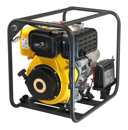 ProGARDEN PD40E motopompa 4/100mm, diesel, apa curata, pornire electrica [1]