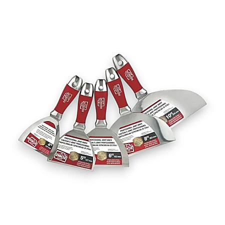 Gletiere, spacluri si mistri - Set spacluri monolit din inox REDBOX 5 pcs