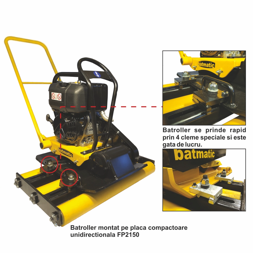Role compactoare pentru pavele Batmatic BATROLLER pentru placa FP2150 [2]