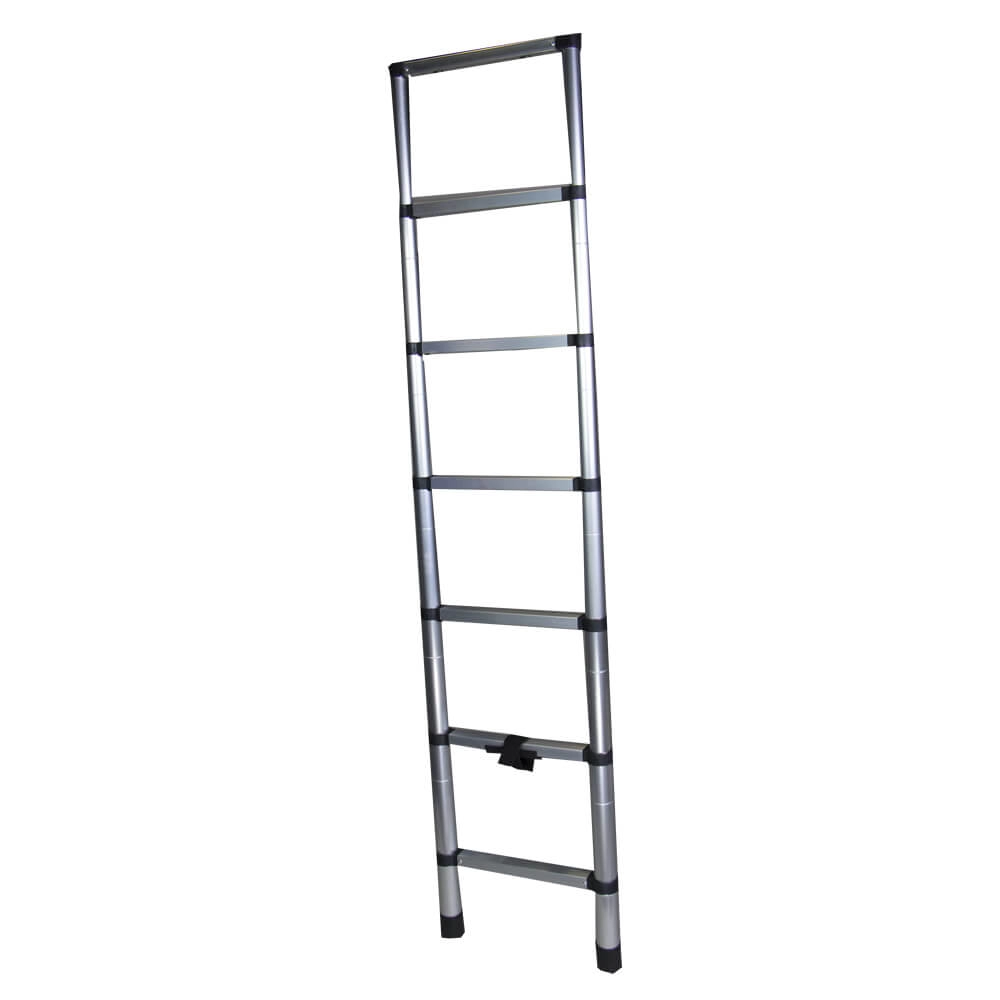 Scari din aluminiu - Scara telescopica aluminiu BISONTE STR1020 7 trepte,inaltime maxima 2.0 m