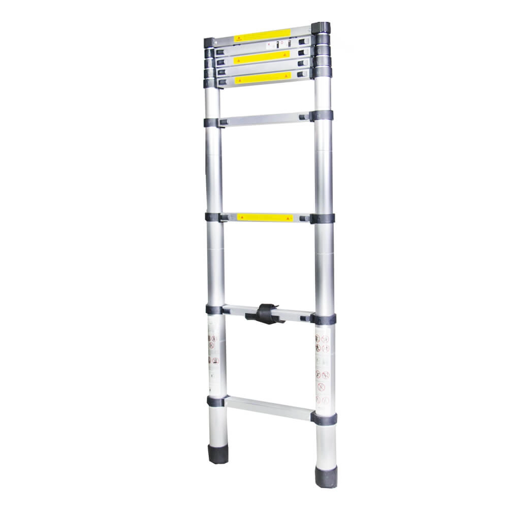 Scara telescopica aluminiu BISONTE STR1026 9 trepte, inaltime maxima 2.6 m [1]